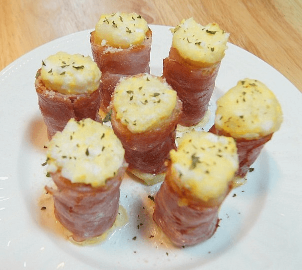 potato bacon wrapped