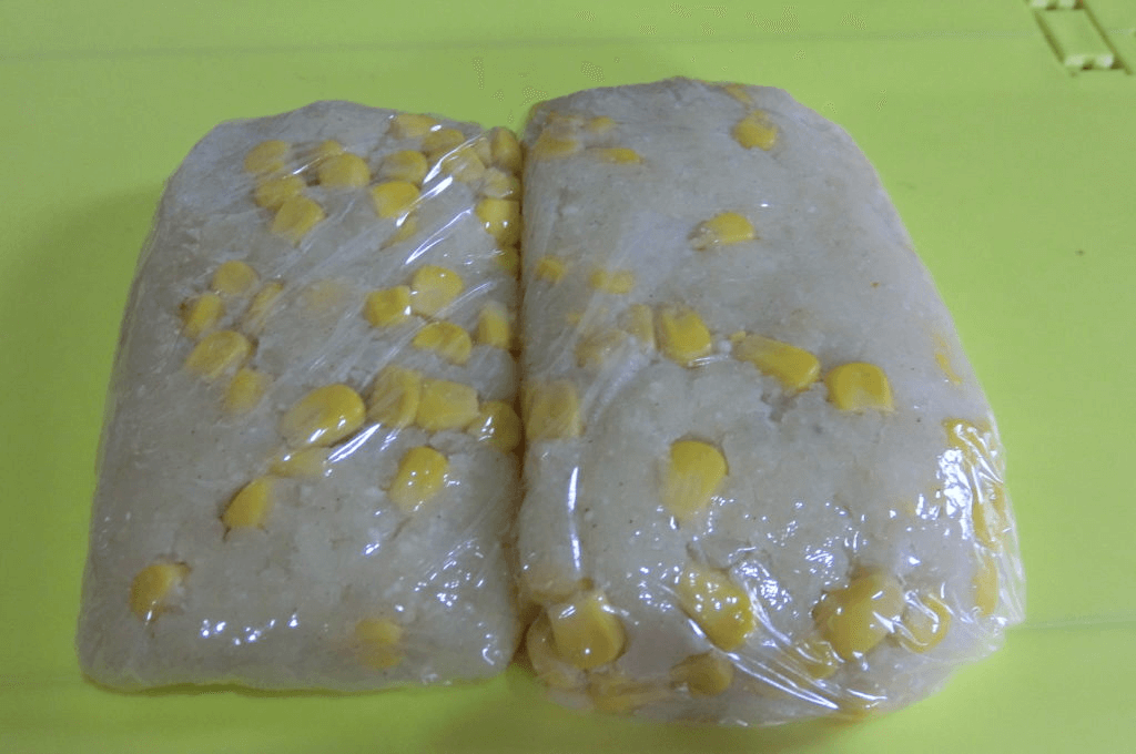 wrap each portion flat in plastic wrap