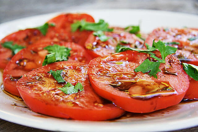 Tomatoes + Vinegar